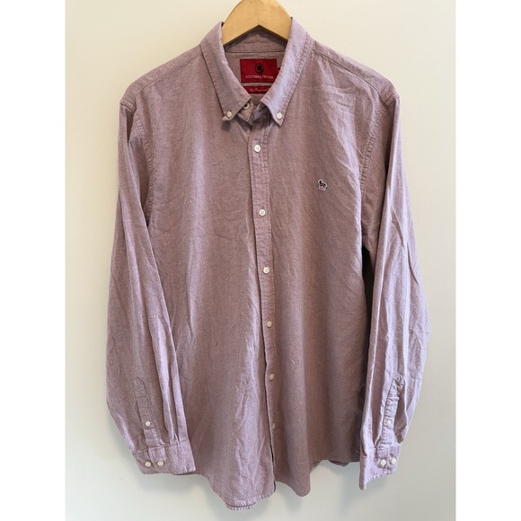 Southern Proper Solid Print 100% Cotton Button Down Shirt XL Long Sleeve - Picture 1 of 3